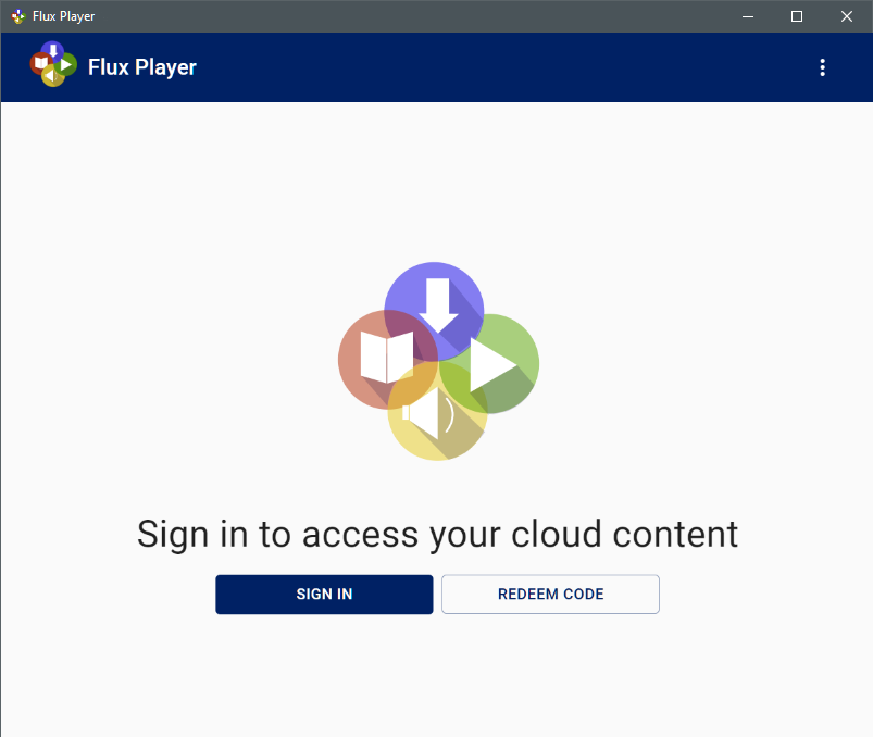 FluxPlayer initial start